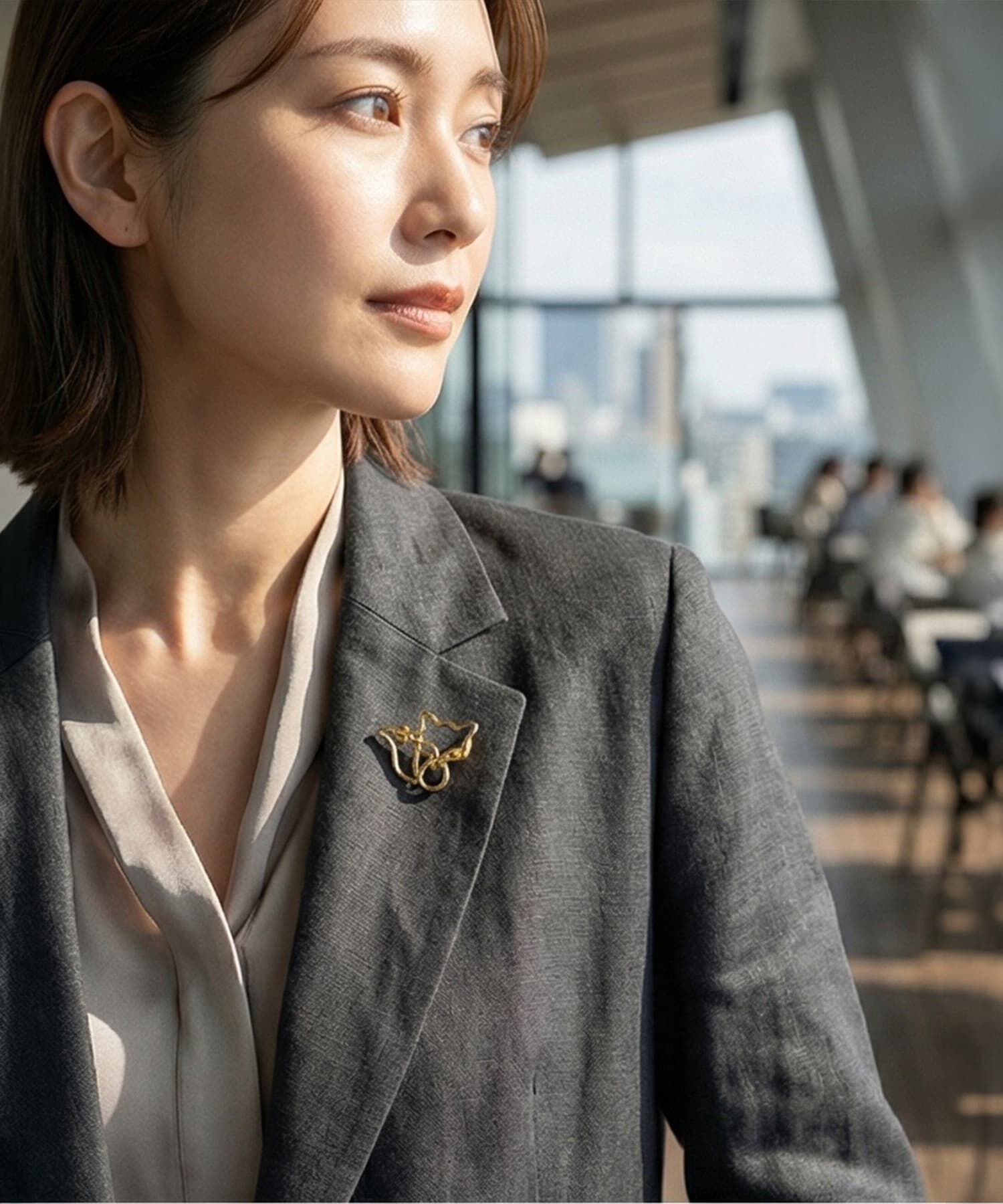 STYLE DELI「【DELI by】フォックスブローチ」|ブローチ・コサージュ|