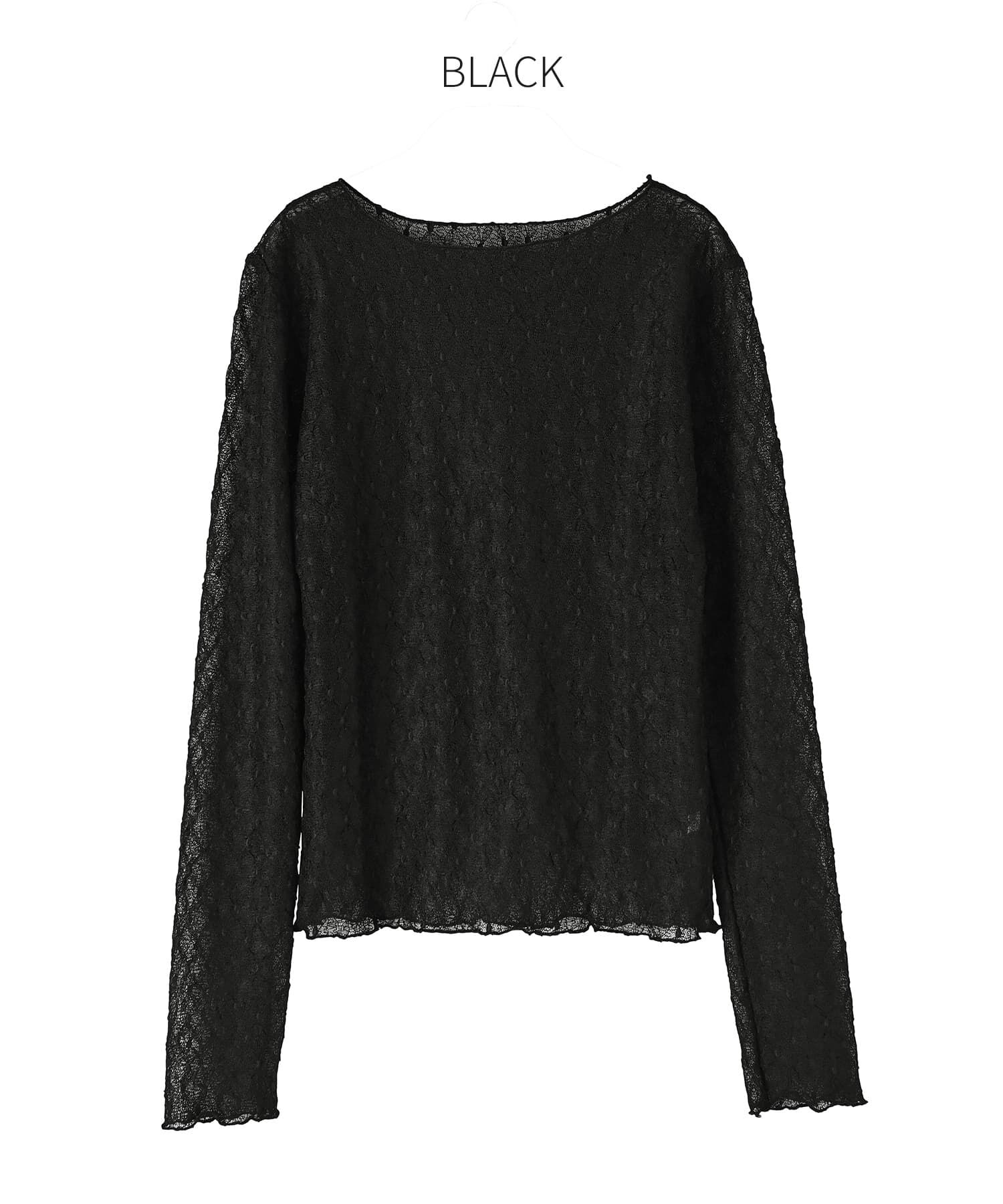 STYLE DELI「ストレッチドットレーストップス」|Tシャツ・カットソー|