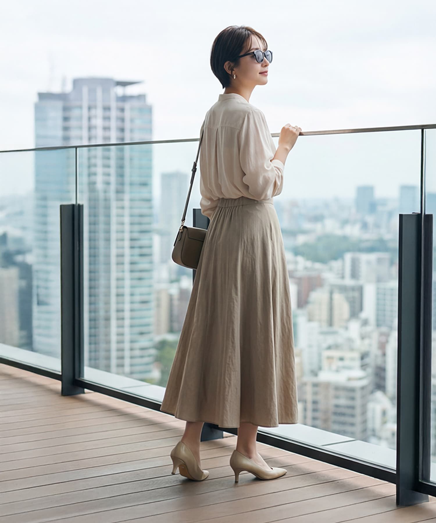 STYLE DELI「【DELI by】オーバルフレームクラシックサングラス」|サングラス|