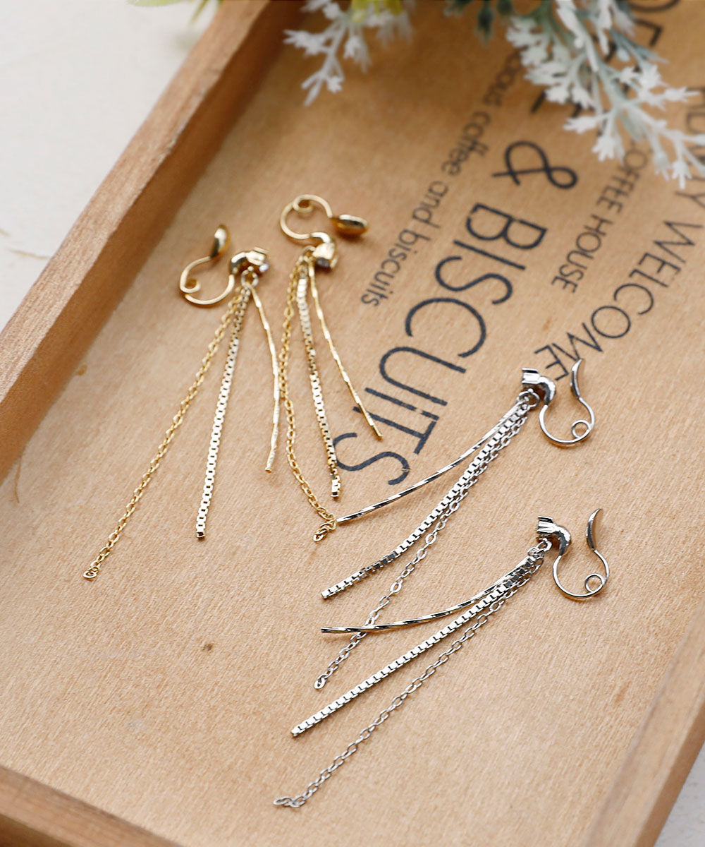 colleca la「ループフィット・ロングチェーンイヤリング」|イヤリング|