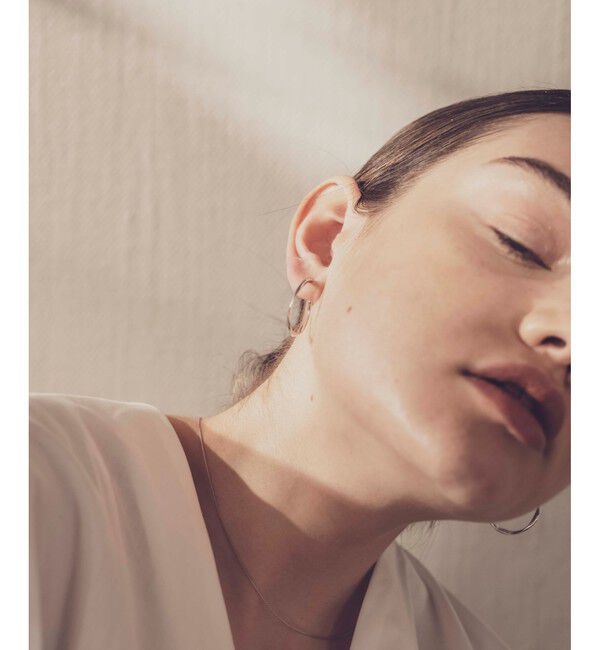 ete「フープイヤリング M」|イヤリング|