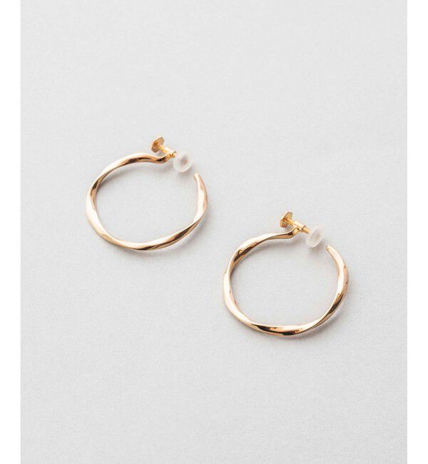 ete「フープイヤリング M」|イヤリング|