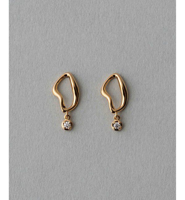 ete「ビジュー ピアス」|ピアス|イエローゴールド