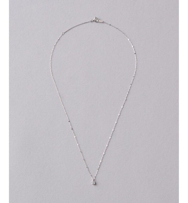 Jouete「K10WG レイヤー ラブラドーライト ネックレス」|ネックレス|