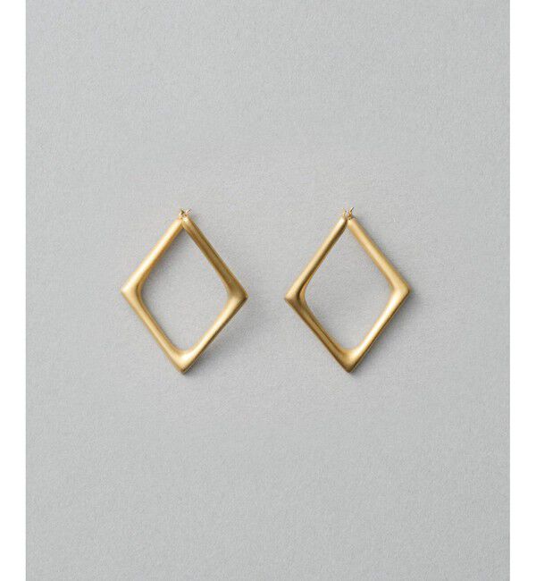 Jouete「[サークルピアス] フレーム」|ピアス|イエローゴールド