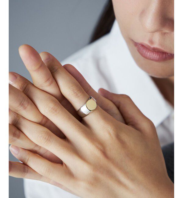 Jouete「[WEB LIMITED] シグネットリング コンビカラー」|リング|