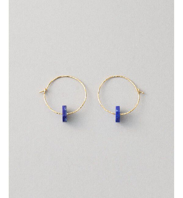 Jouete「ピアス ラピスラズリ」|ピアス|イエローゴールド