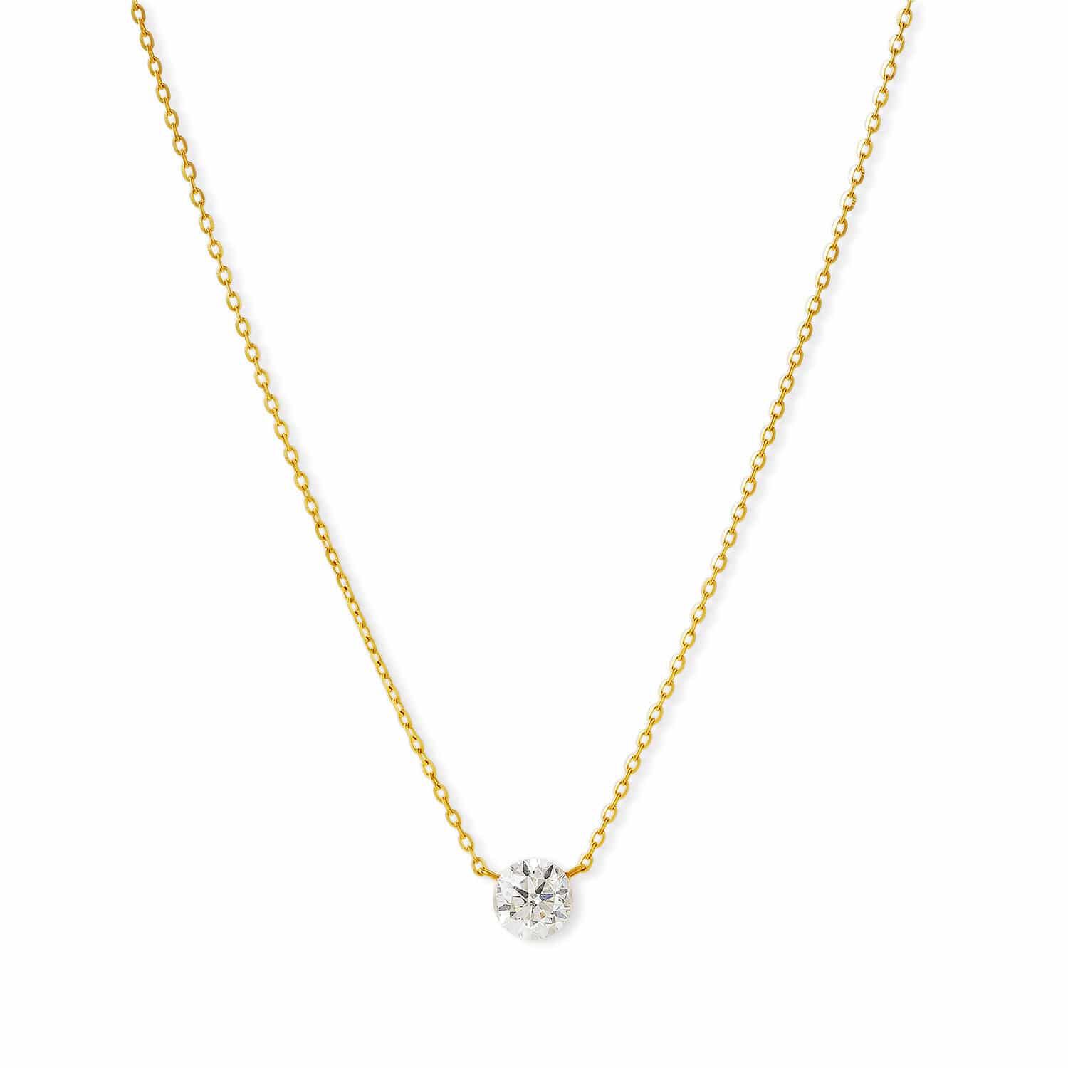 agete「K18ネックレス」|ネックレス|