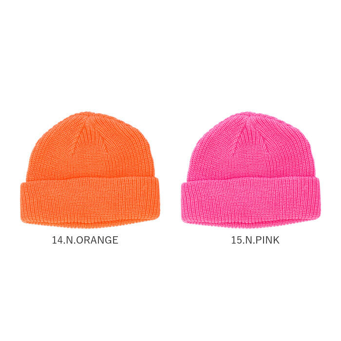 BACKYARD FAMILY「ベーシックエンチ ワッチキャップ 浅め 通販 ビーニー ローワッチ ニット 帽子 ロールキャップ」|ニット帽|