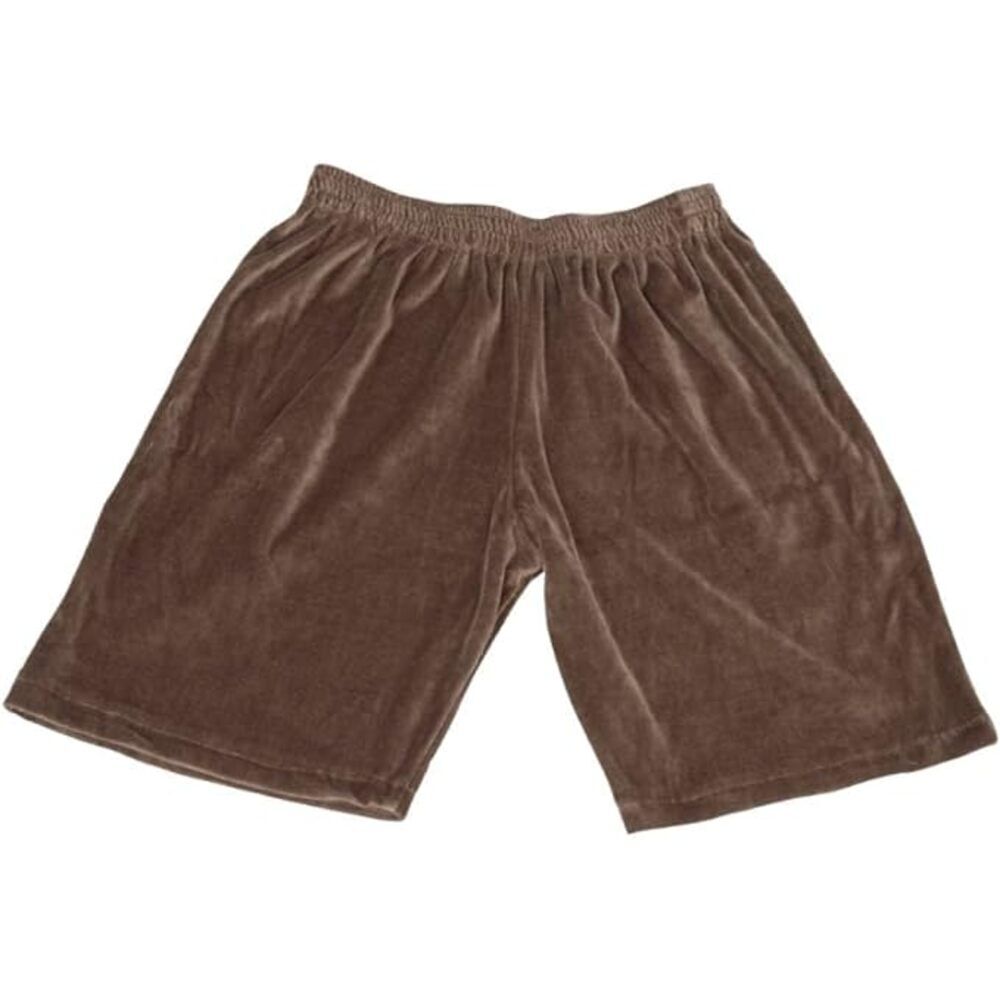 BACKYARD FAMILY「ルームウェア ショートパンツ 冬 通販 CKL ベロアトランクス ハーフパンツ ベロア トランクス」|ルームウェア|ブラウン1