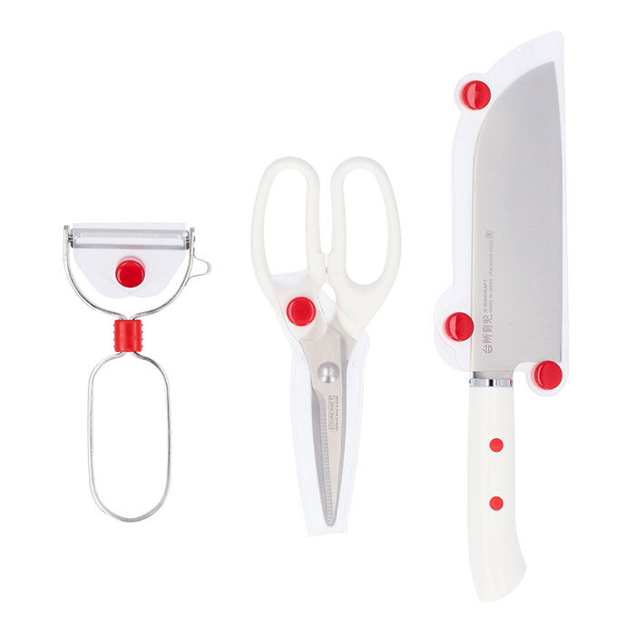 BACKYARD FAMILY「台所育児 7点セット 通販 包丁 子供 ピーラー キッチン鋏 軽量スプーン 菜箸 トング おたま」|その他|