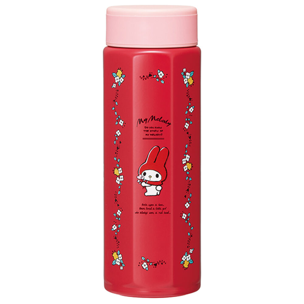 BACKYARD FAMILY「ステンレスボトル 500ml 通販 水筒 ボトル マグボトル マグ 八角形 直飲み ステンレス」|食器・キッチングッズ|レッド1