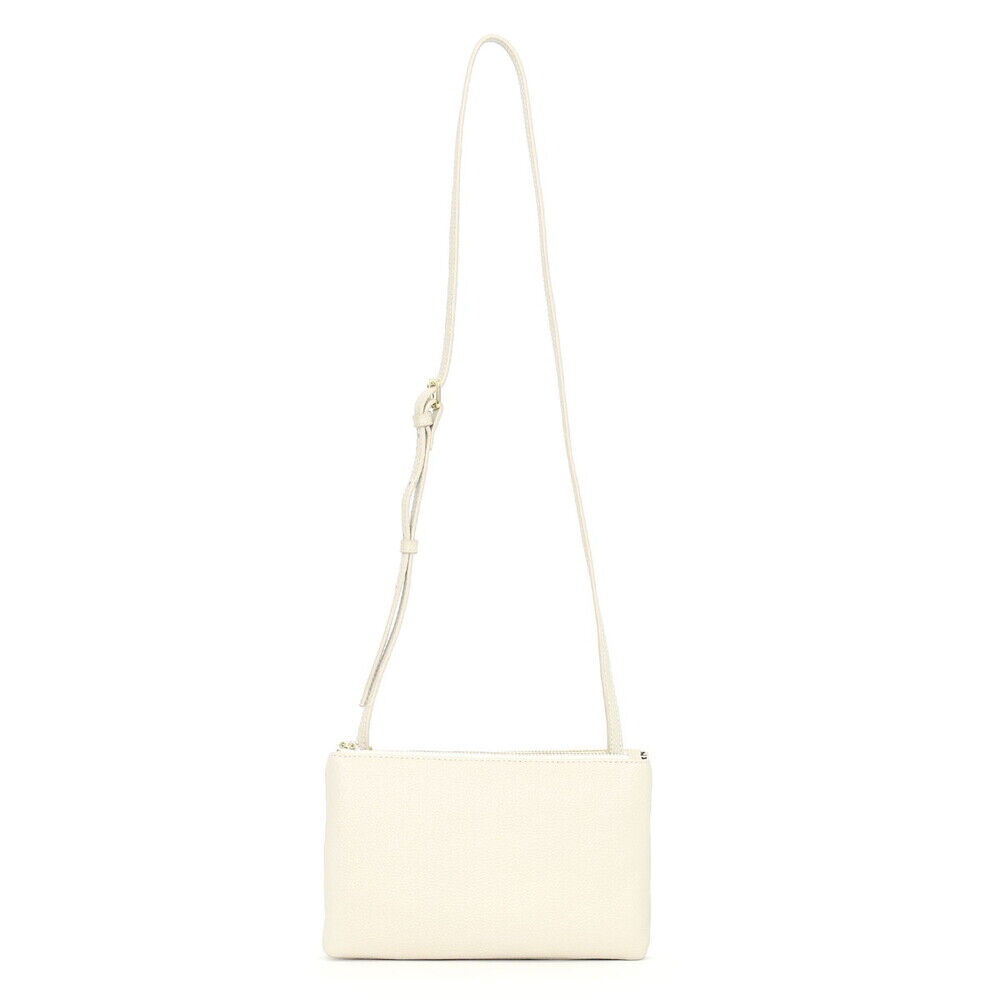 BACKYARD FAMILY「ショルダーバッグ レディース 小さめ 通販 レザーバッグ 斜め掛けバッグ 肩掛けバッグ 牛革」|ショルダー・メッセンジャー|ホワイト1