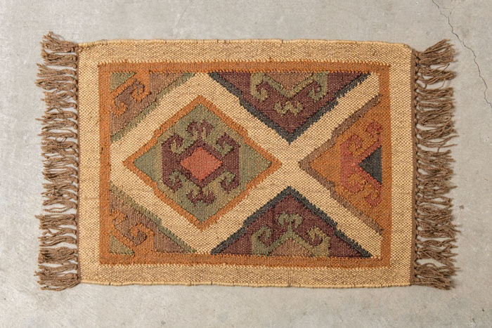 BACKYARD FAMILY「マット おしゃれ フロアマット 通販 長方形 ラグマット デザインマット ジュート ファブリック」|その他|