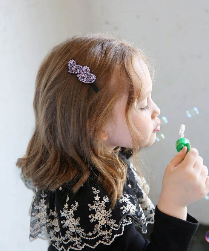BACKYARD FAMILY「ヘアクリップ ハート 小さめ 通販 ヘア クリップ ヘアピン 髪飾り 髪留め キッズ 女の子 子供」|その他|