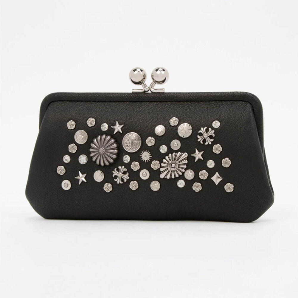 BACKYARD FAMILY「ペルケ がま口 財布 80-06-00101 通販 長財布 ロングウォレット がま口財布」|財布|ブラック1