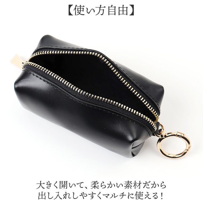 BACKYARD FAMILY「Rename ポーチ 小さめ 通販 リネーム RPL24030 小物ポーチ 革 小物入れ」|ポーチ|