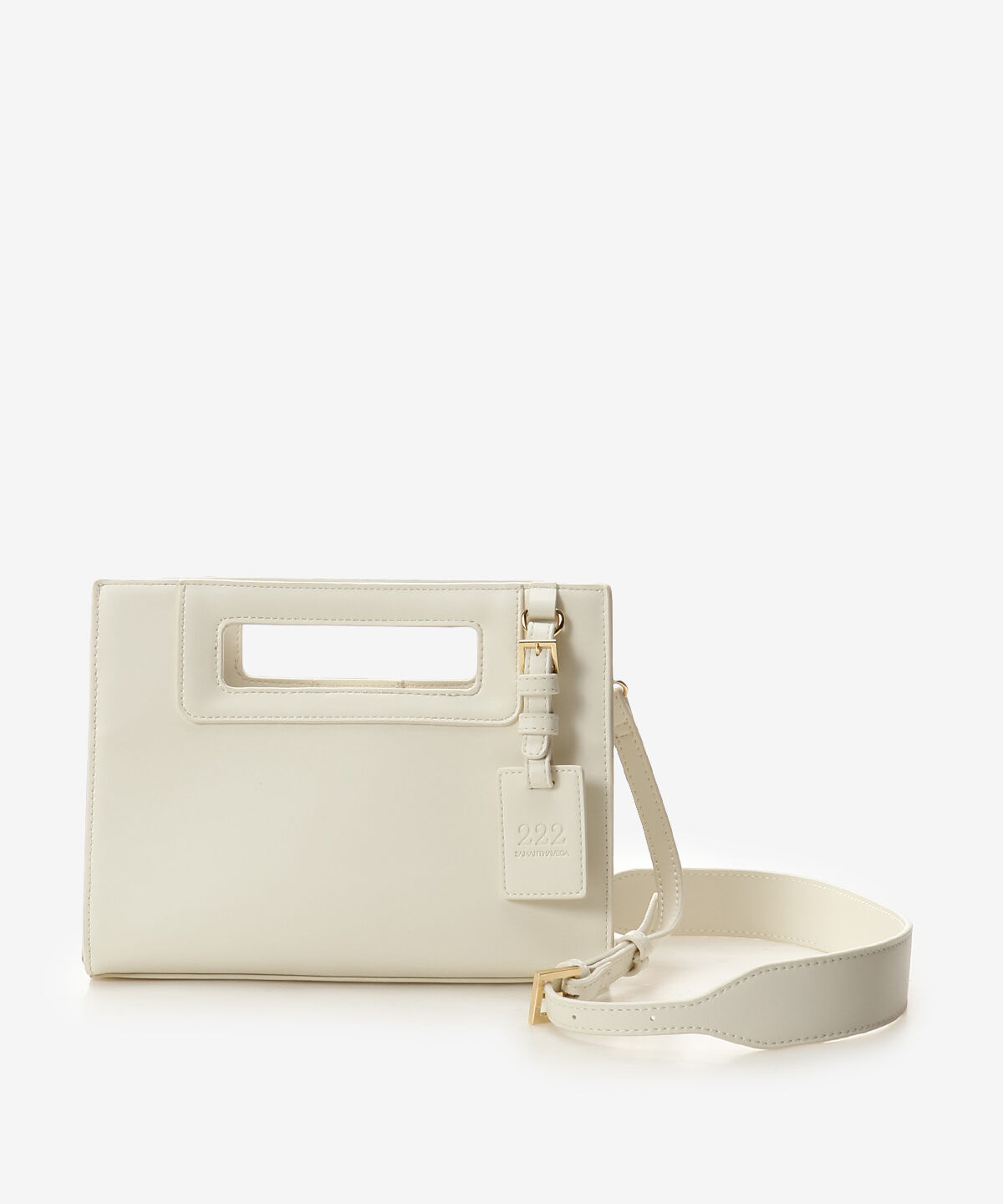 Samantha Vega「yukakoコラボスクエアショルダーバッグ」|ショルダー・メッセンジャー|ホワイト