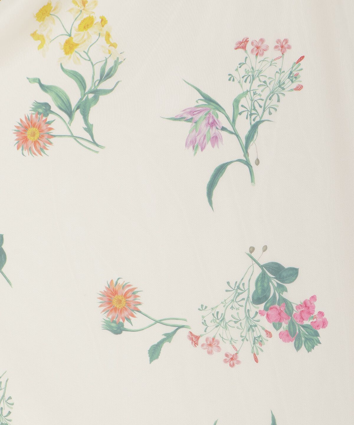 アンドクチュール「フリルケープフラワープリントワンピース」|ワンピース|