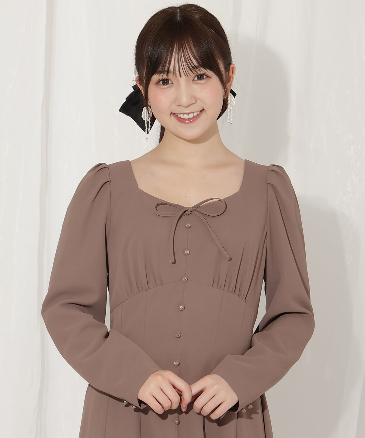 WILLSELECTION「フロントボタンワンピース」|ワンピース|