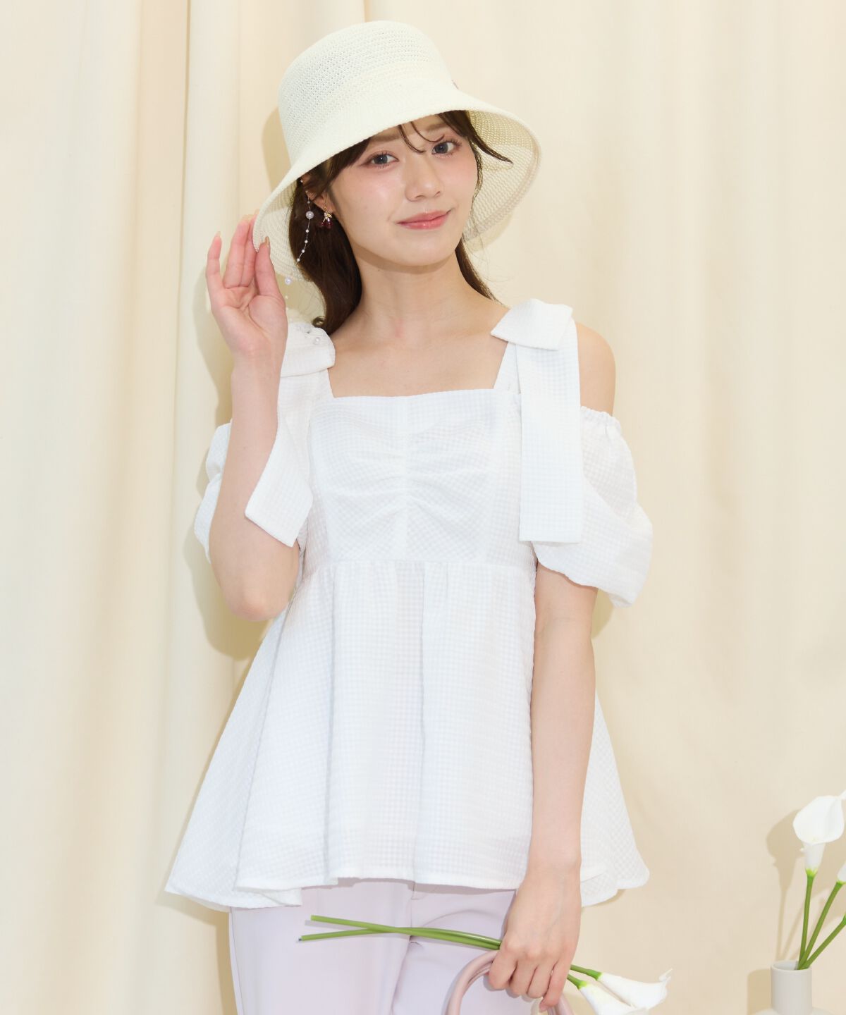 WILLSELECTION「2WAYペプラムブラウス」|シャツ・ブラウス|