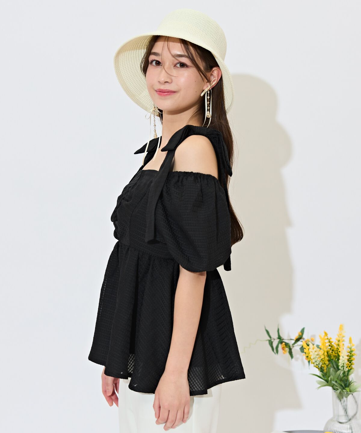 WILLSELECTION「2WAYペプラムブラウス」|シャツ・ブラウス|