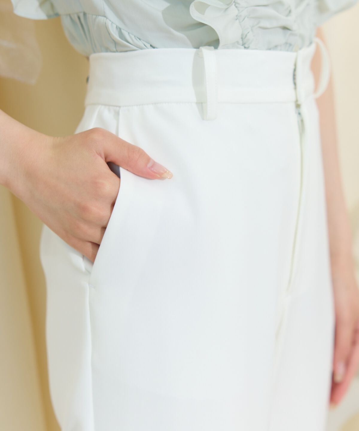 WILLSELECTION「パールデザインテーパードパンツ」|その他|