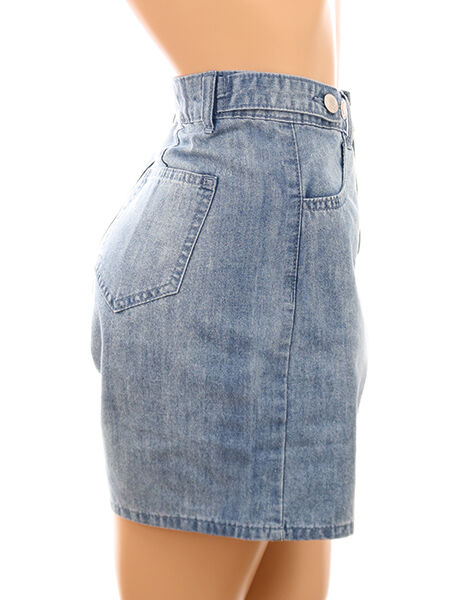 PEAK&PINE「ゆったりシルエットハイウエストデニムショートパンツ」|その他|