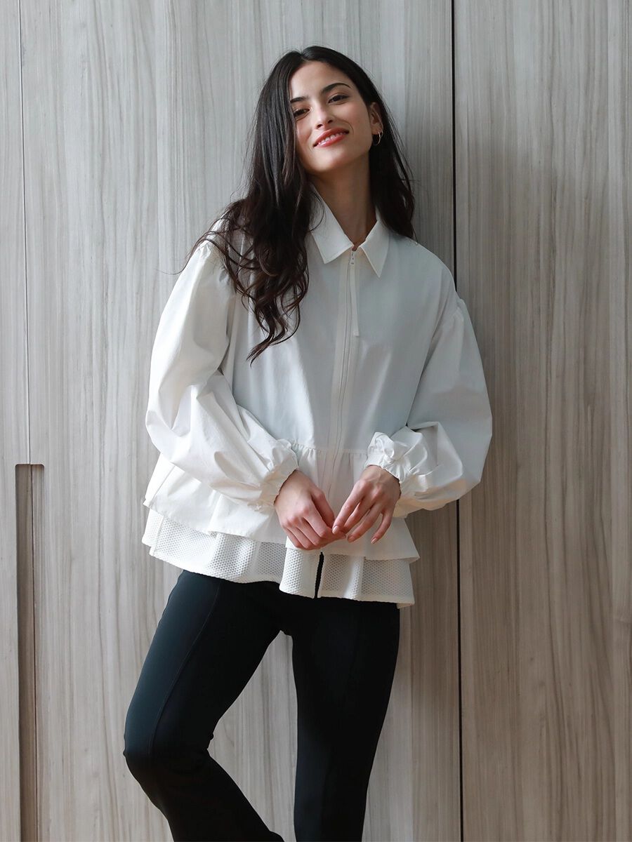 ALBOVE「バルーンスリーブブルゾン/ジャケット」|ブルゾン・スタジャン|