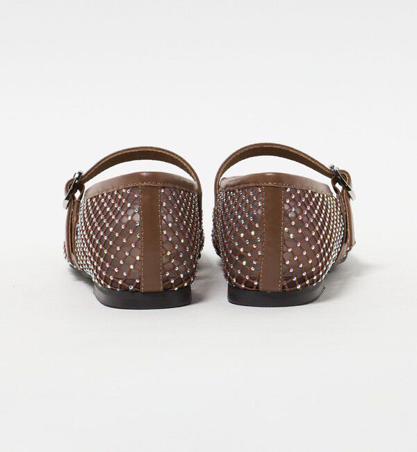 ODETTE E ODILE「メリージェーンビジュー フラット10&uarr;」|パンプス|