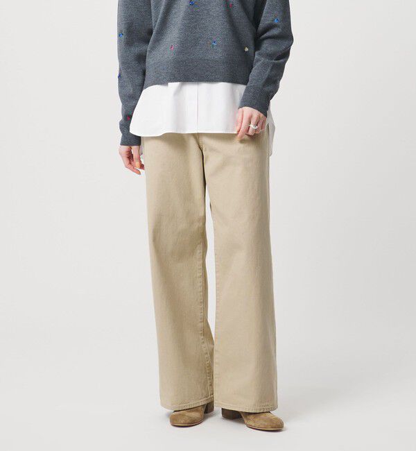 UNITED ARROWS「ルーズ ストレート デニムパンツ」|デニム|