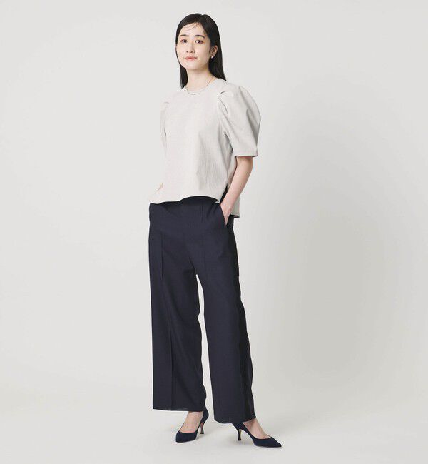 UNITED ARROWS「RIRANCHA ツイル ブラウス ‐ウォッシャブル‐」|シャツ・ブラウス|