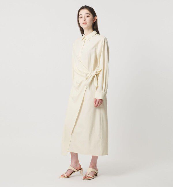 UNITED ARROWS「ドレープ ギャザー ワンピース ‐ウォッシャブル‐」|ワンピース|