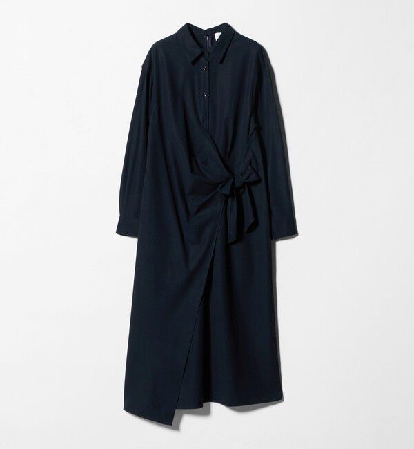 UNITED ARROWS「ドレープ ギャザー ワンピース ‐ウォッシャブル‐」|ワンピース|