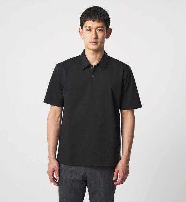 UNITED ARROWS「ポンチ ポロシャツ UA COZY 抗菌防臭 接触冷感」|Tシャツ・カットソー|