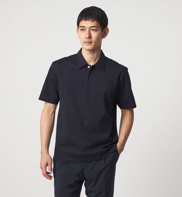 UNITED ARROWS「ポンチ ポロシャツ UA COZY 抗菌防臭 接触冷感」|Tシャツ・カットソー|