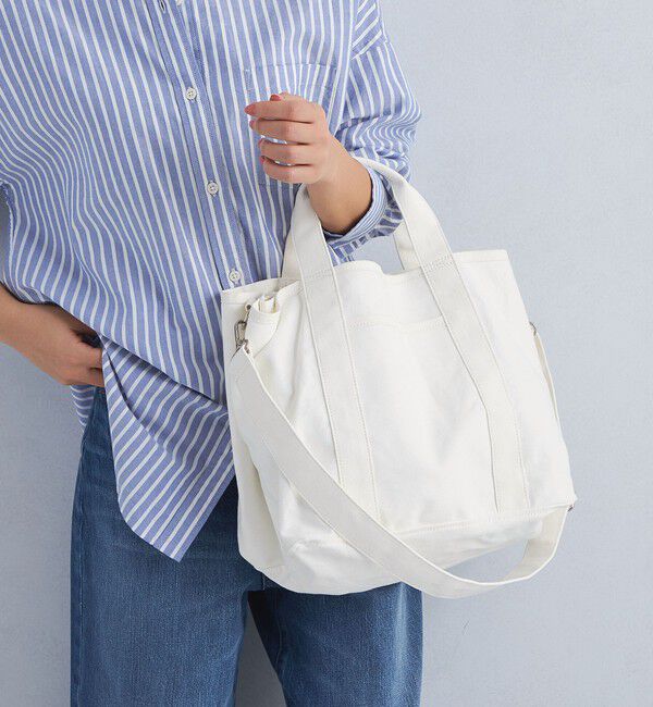 UNITED ARROWS green label relaxing「【WEB限定】2WAY キャンバス トートバッグ / ショルダーバッグ」|トートバッグ|