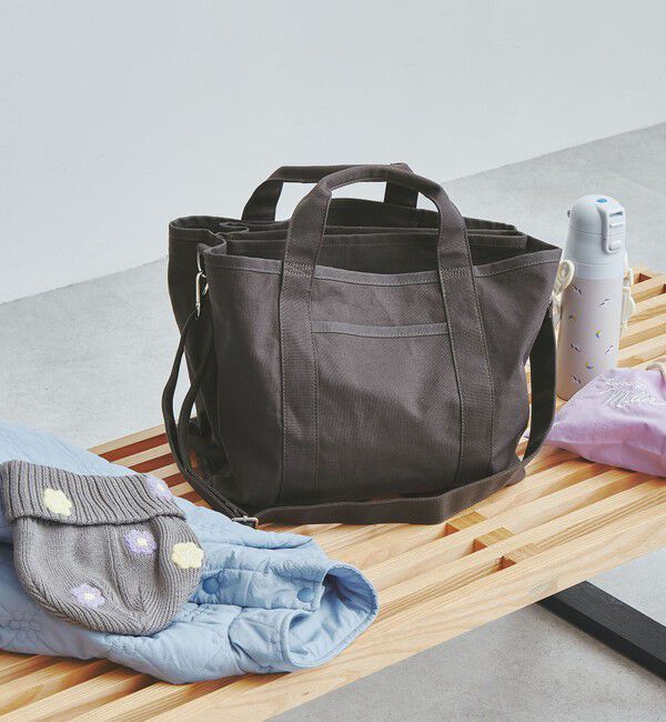 UNITED ARROWS green label relaxing「【WEB限定】2WAY キャンバス トートバッグ / ショルダーバッグ」|トートバッグ|DK.GRAY