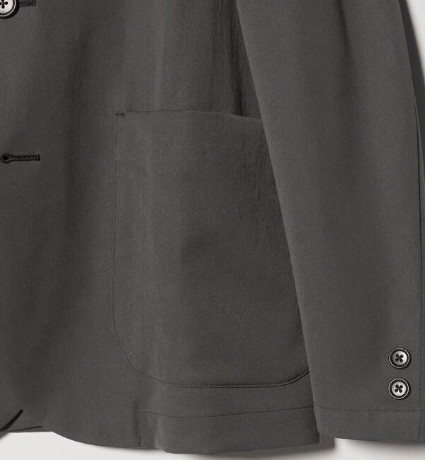 UNITED ARROWS green label relaxing「DICROS ポリエステル ツイル リラックス ジャケット -ストレッチ・撥水-」|テーラードジャケット|