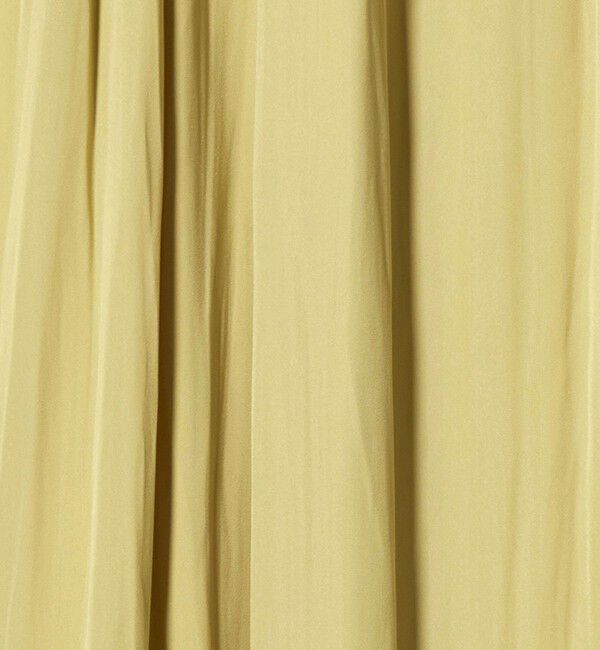 UNITED ARROWS green label relaxing「サテン ギャザー ショートスリーブ ワンピース 2」|ワンピース|