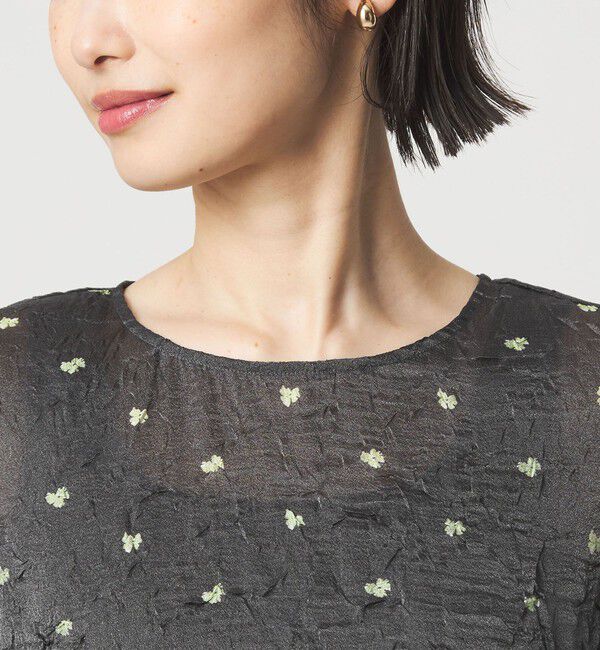 UNITED ARROWS green label relaxing「ワッシャープリント ブラウス」|シャツ・ブラウス|