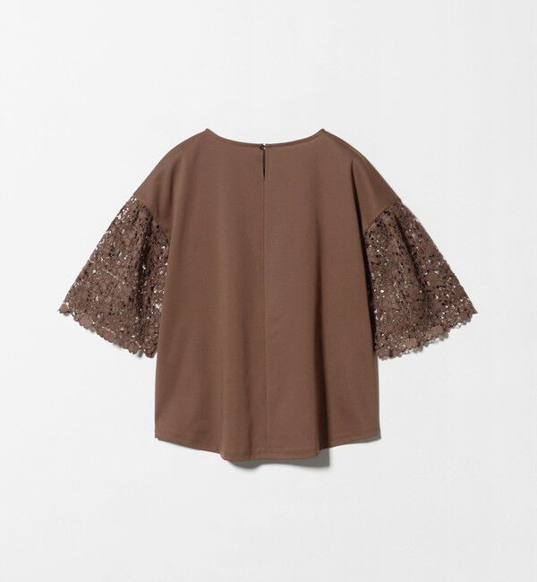 UNITED ARROWS green label relaxing「袖レース ドッキング プルオーバー カットソー」|Tシャツ・カットソー|