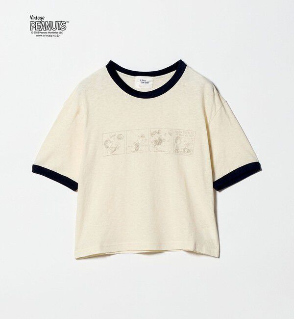 EMMEL REFINES「＜ST.JOHNS 3RD CLUB＞PEANUTS プリントTシャツ 3＜ Select by EMMEL REFINES ＞	」|Tシャツ・カットソー|WHITE