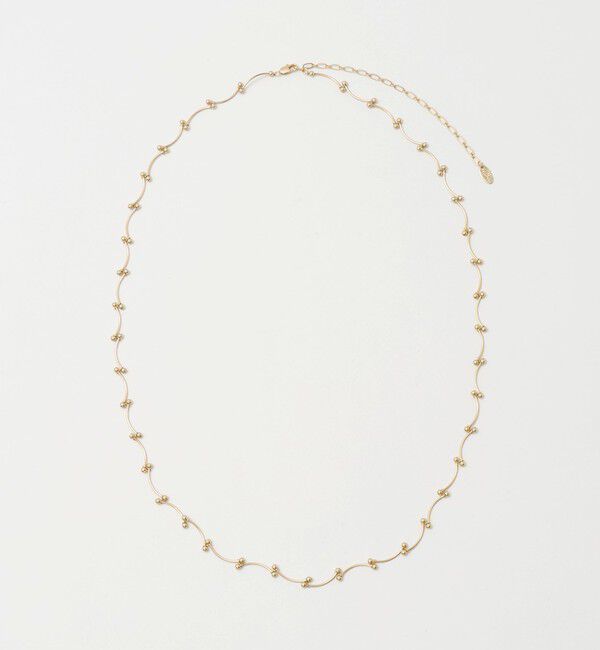 UNITED ARROWS green label relaxing「ボール＆バー デザインチェーン ネックレス」|ネックレス|GOLD