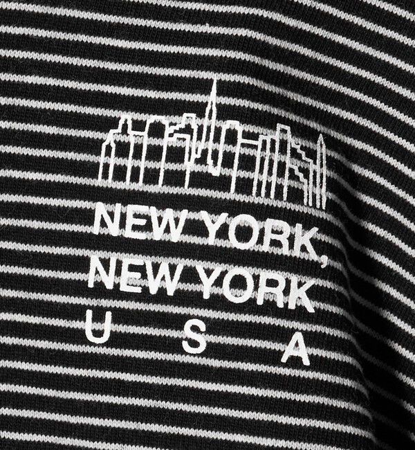 UNITED ARROWS green label relaxing「＜Manhattan Portage＞ ロゴ ボーダー Tシャツ」|Tシャツ・カットソー|