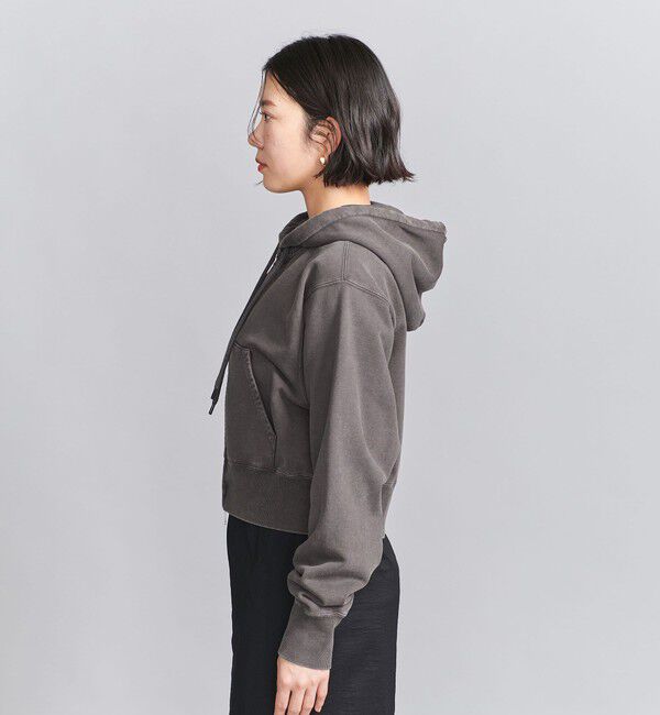 BEAUTY&YOUTH UNITED ARROWS「コットン ショートフロントジップパーカー」|カーディガン|