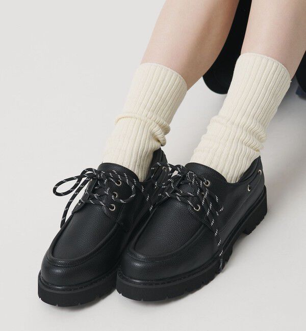 BEAUTY&YOUTH UNITED ARROWS「3WAY デッキシューズ ブラック」|デッキシューズ|