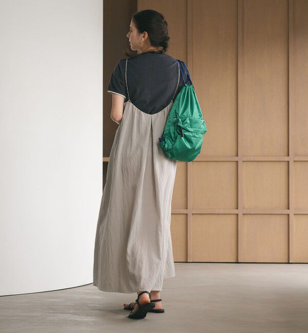 BEAUTY&YOUTH UNITED ARROWS「ギャザー ロングキャミソール ワンピース ウォッシャブル」|ワンピース|