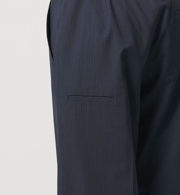ATTISESSION「＜ATTISESSION＞ストレート トラウザー ストライプ」|スラックス|