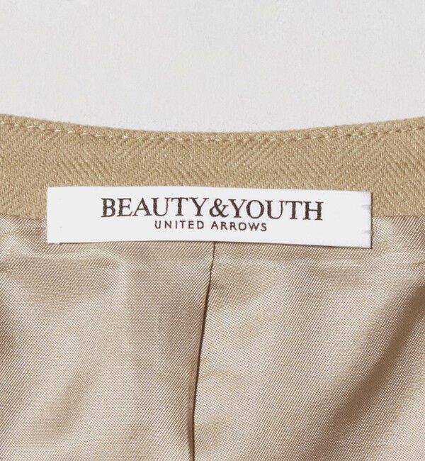 BEAUTY&YOUTH UNITED ARROWS「麻ブレンド カラーレス シングル ジャケット UVカット」|ノーカラージャケット|